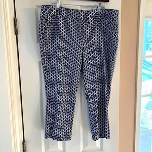 EUC Willi Smith fitted crop capri sz 12